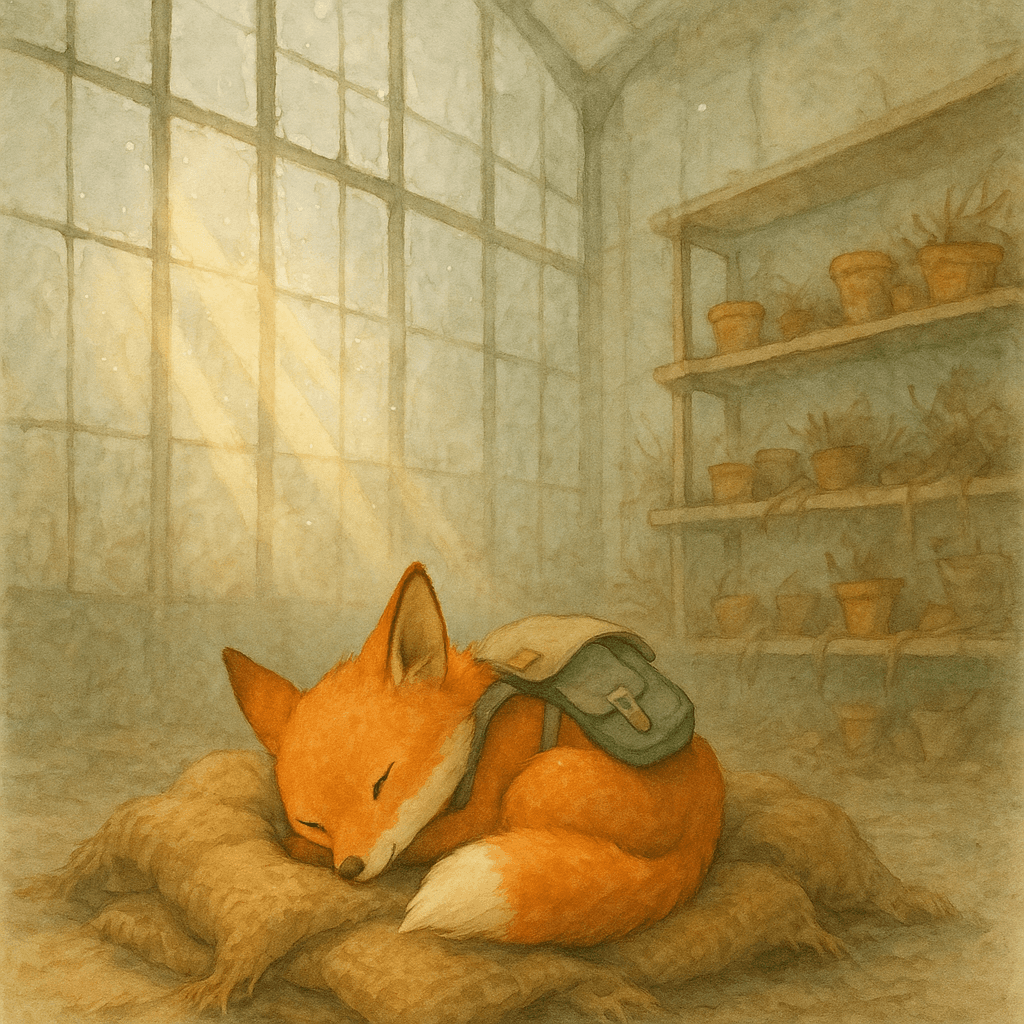 An illustration from Pip and the Waiting Lantern