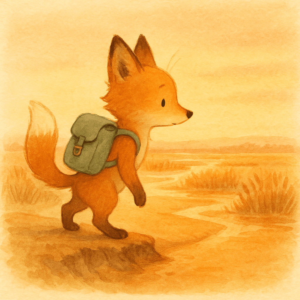 An illustration from Pip and the Fiddler at the Edge