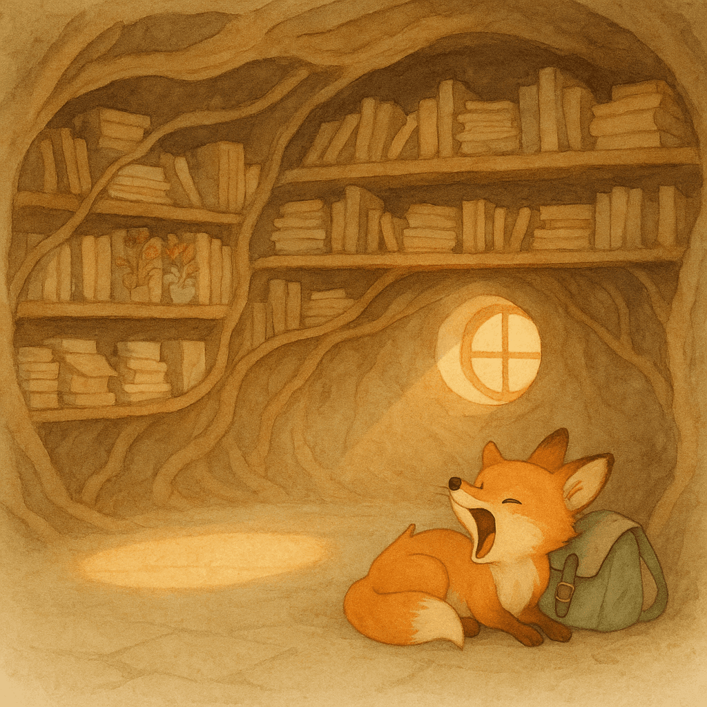 An illustration from Pip and the Weight of One Small Thing