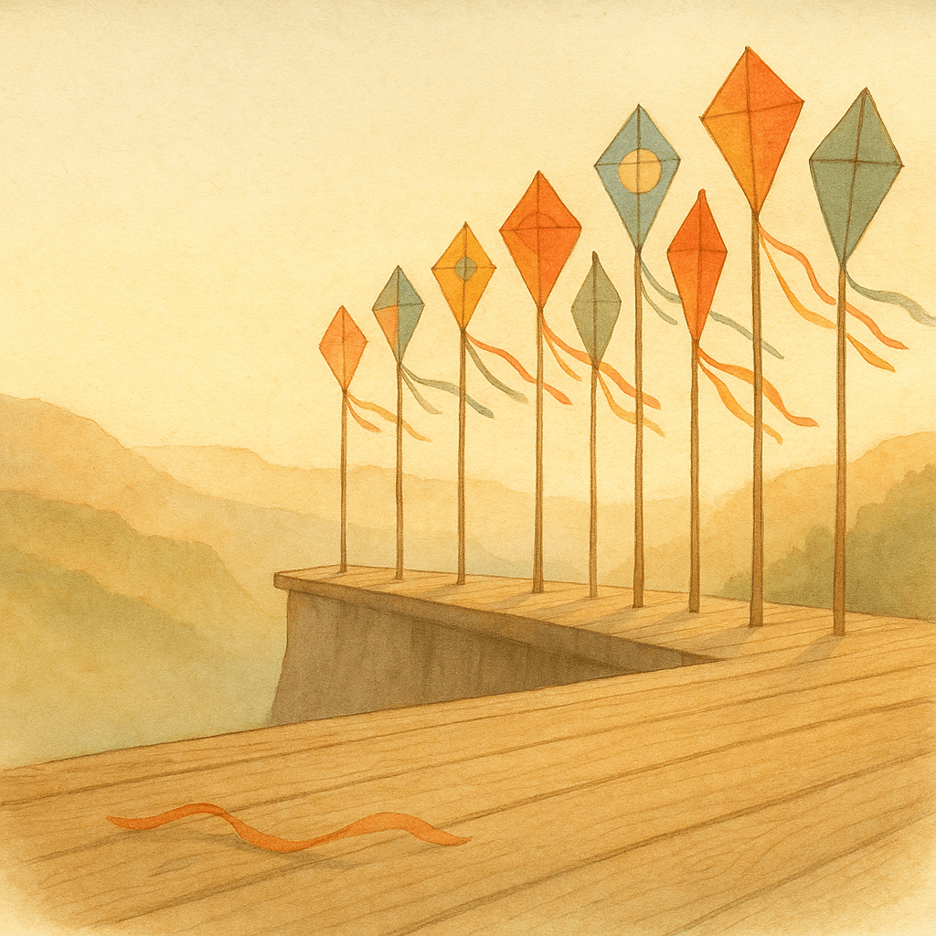 An illustration from Pip and the Nine-Tailed Fox's First Tail