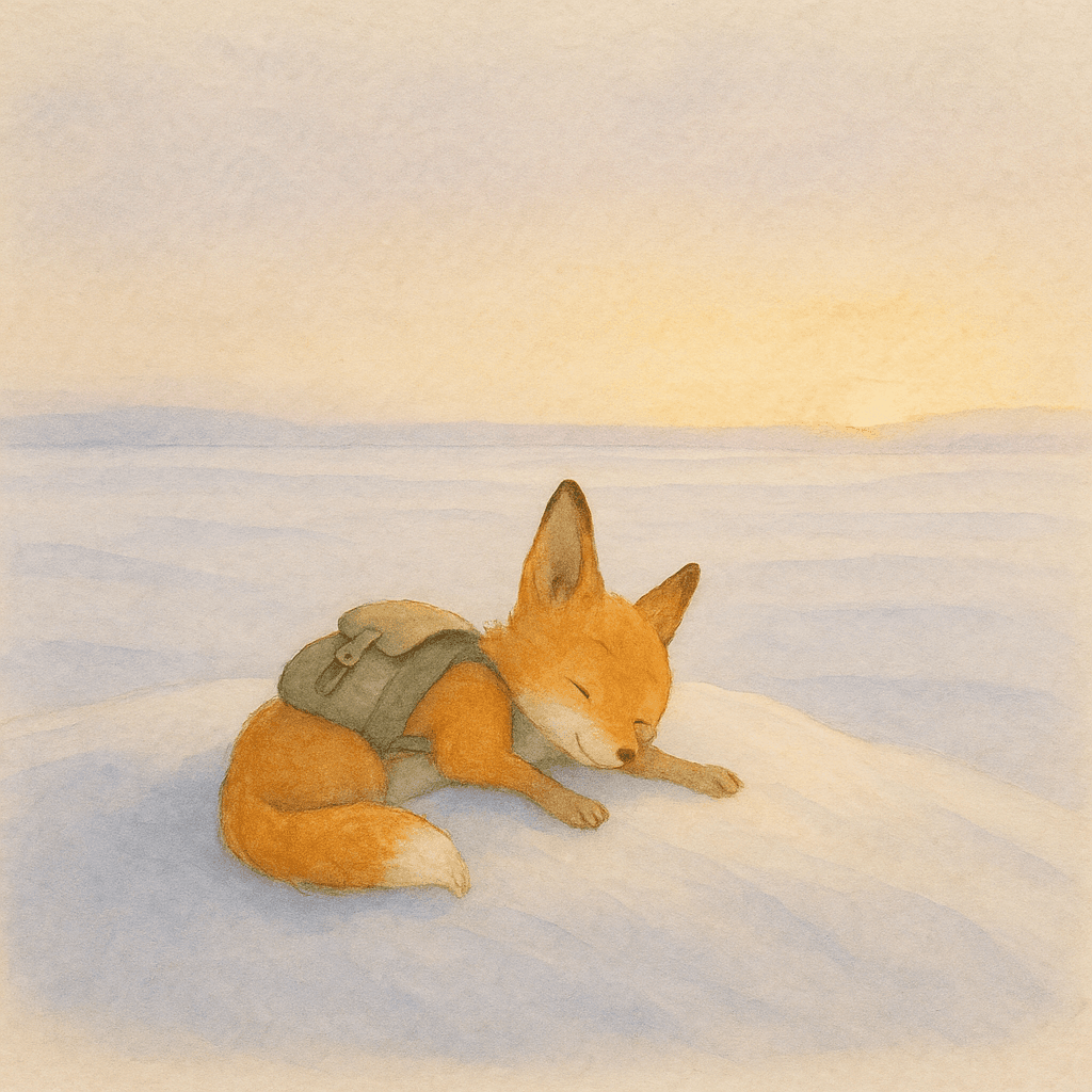 An illustration from Pip and the Melting Map