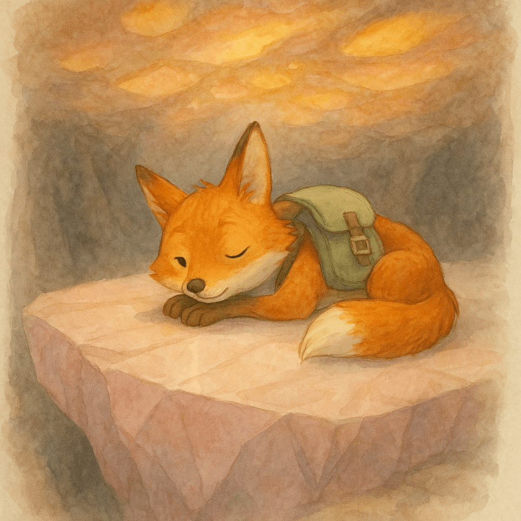 An illustration from Pip and the Mushroom That Glowed Too Soon