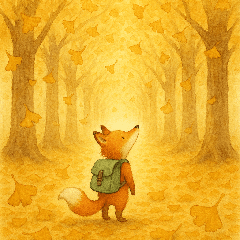 An illustration from Pip and the Kirin's Quiet Step