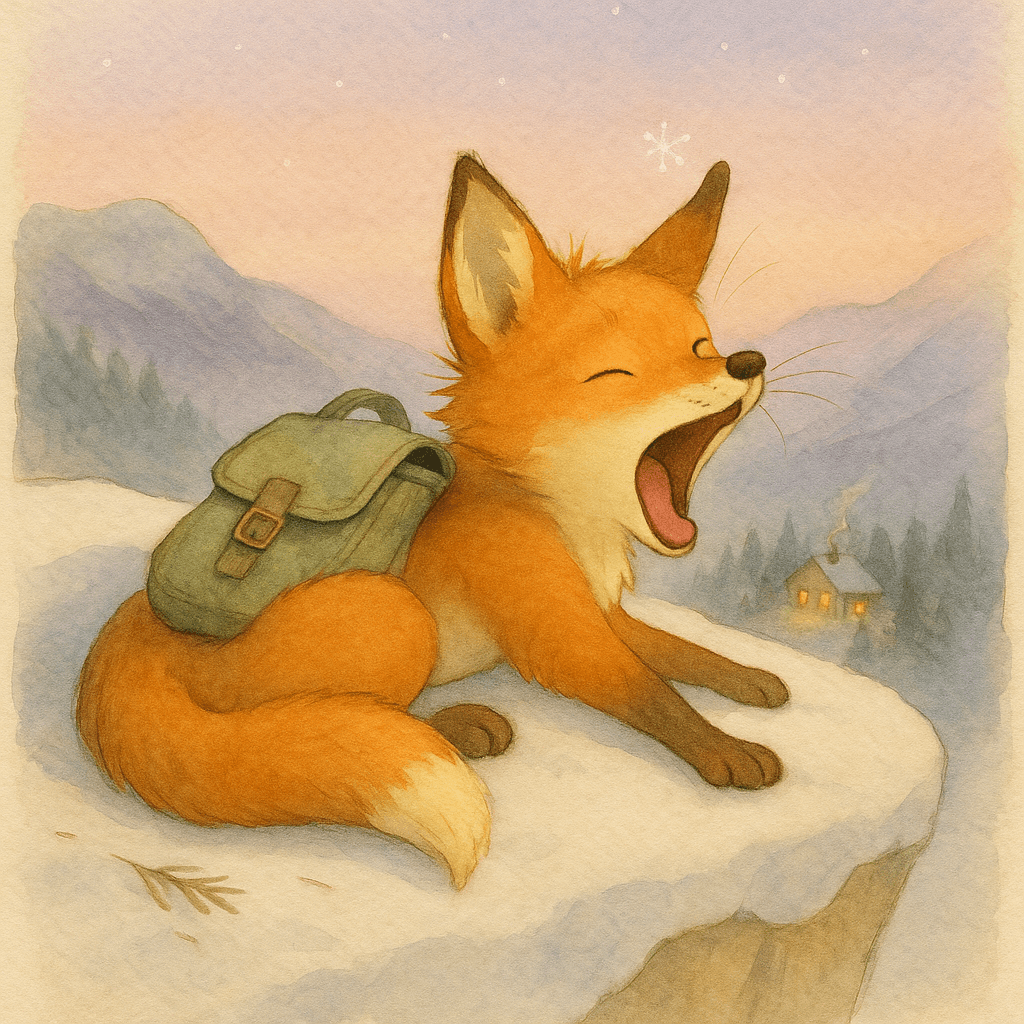 An illustration from Pip and the Snowflake That Won't Melt