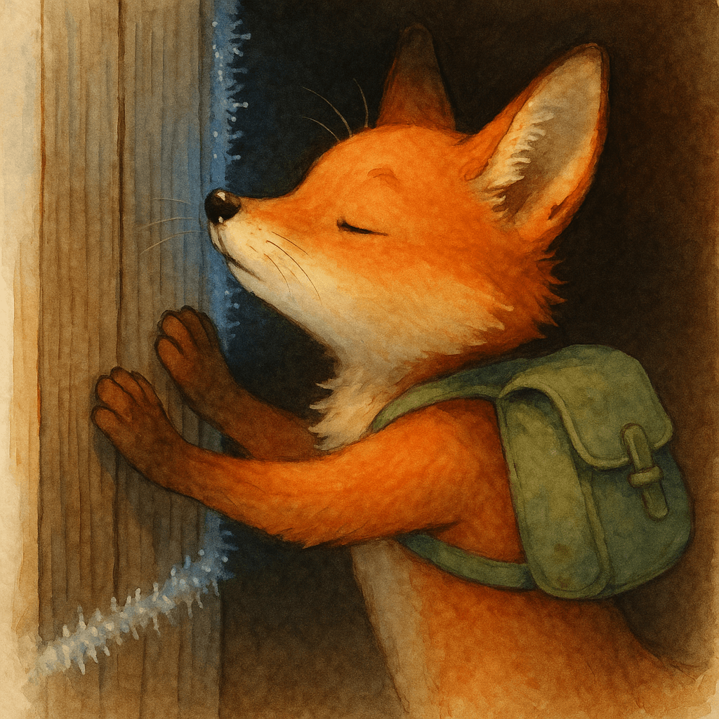 An illustration from Pip and the Snowflake That Would Not Fall